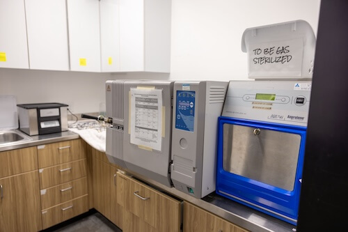 Lab testing machines